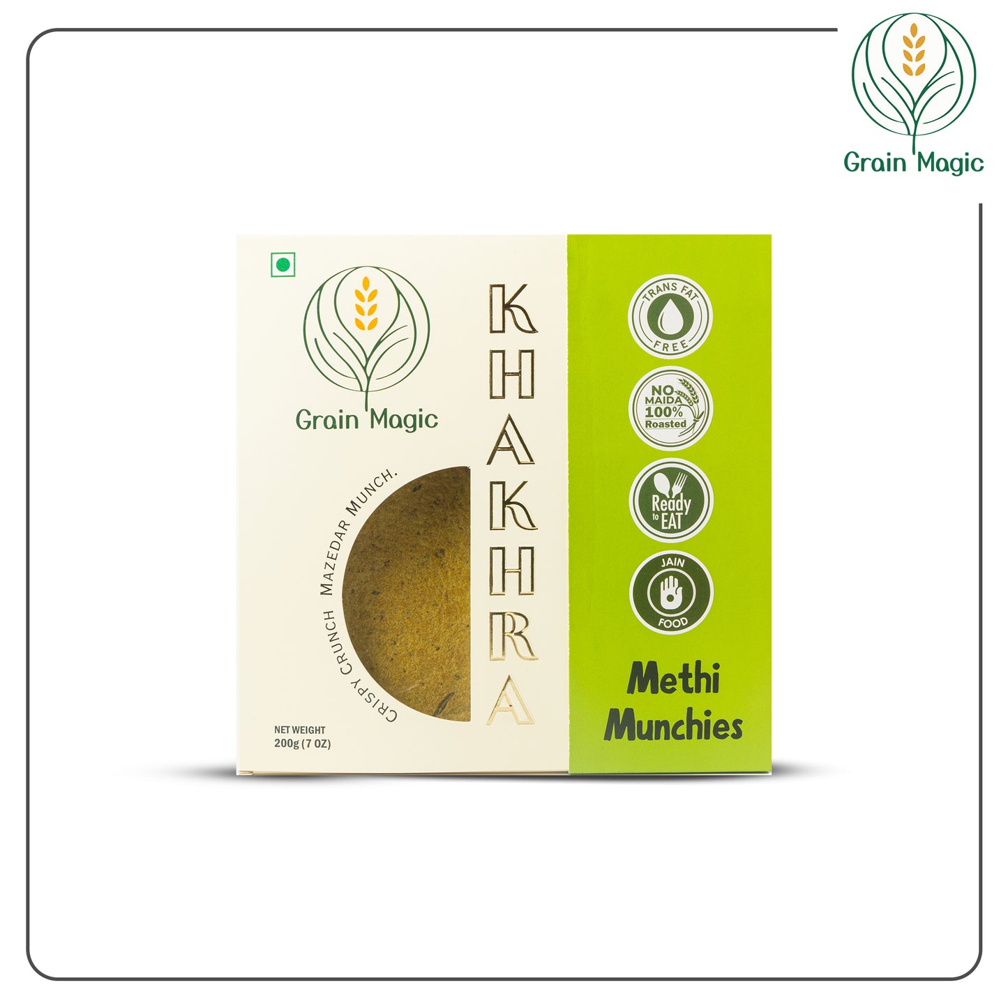 Khakhra Methi Munchies - Vacuum Packed
