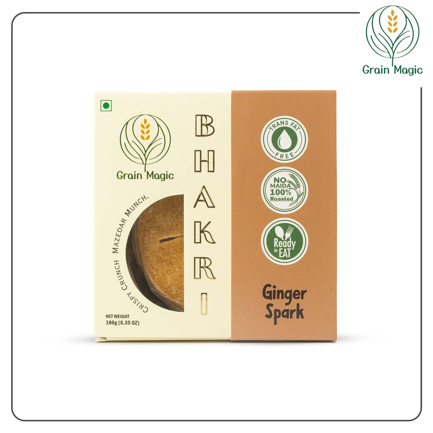 Bhakhri Ginger Spark - Vacuum Packed