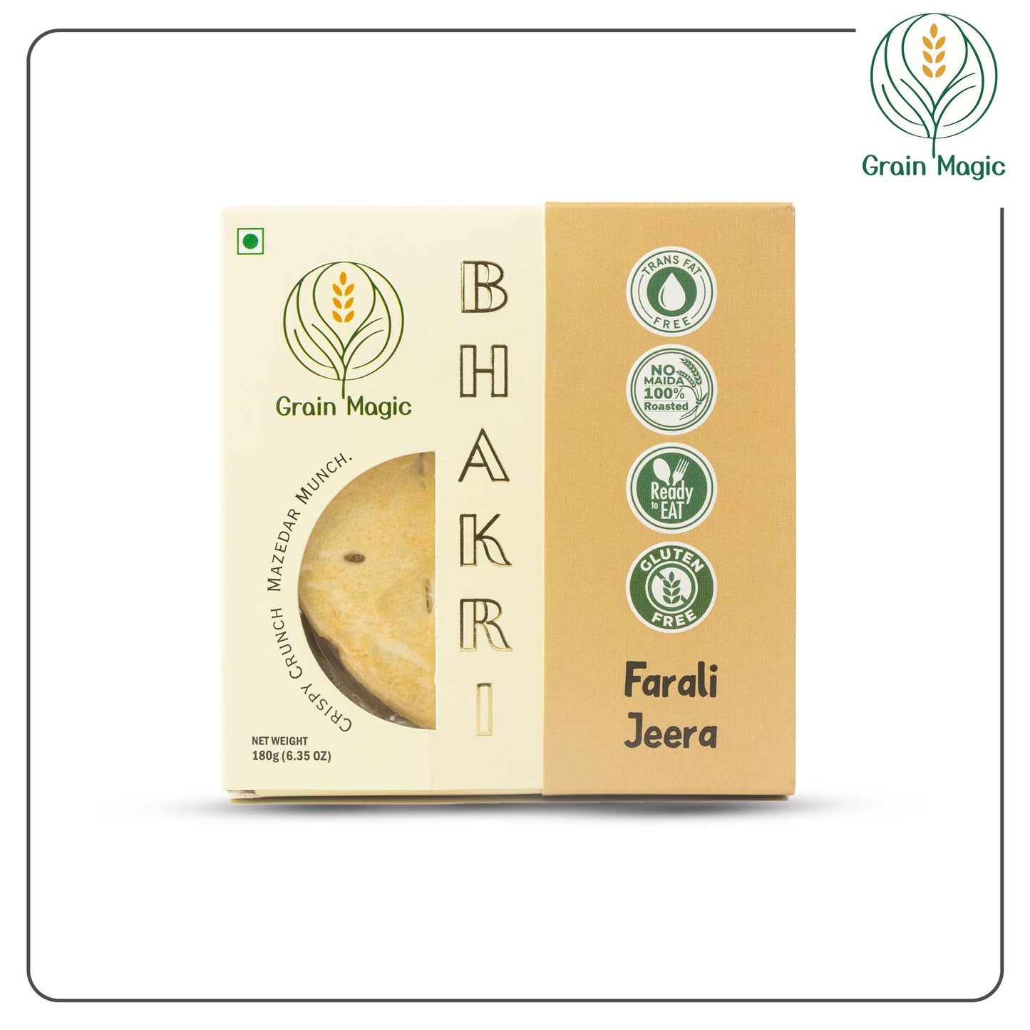 Bhakhri Farali Jeera - Vacuum Packed