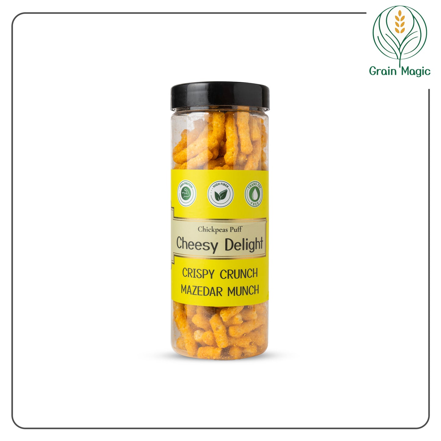 Chickpeas Puff Cheesy Delight