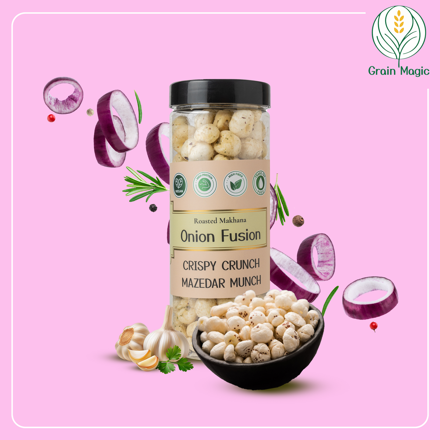 Makhana Roasted Onion Fusion