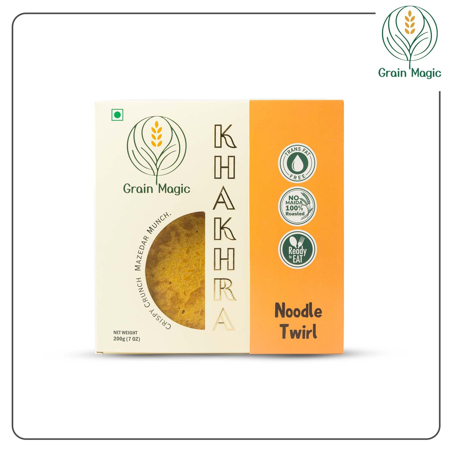 Khakhra Noodle Twirl - Vacuum Packed
