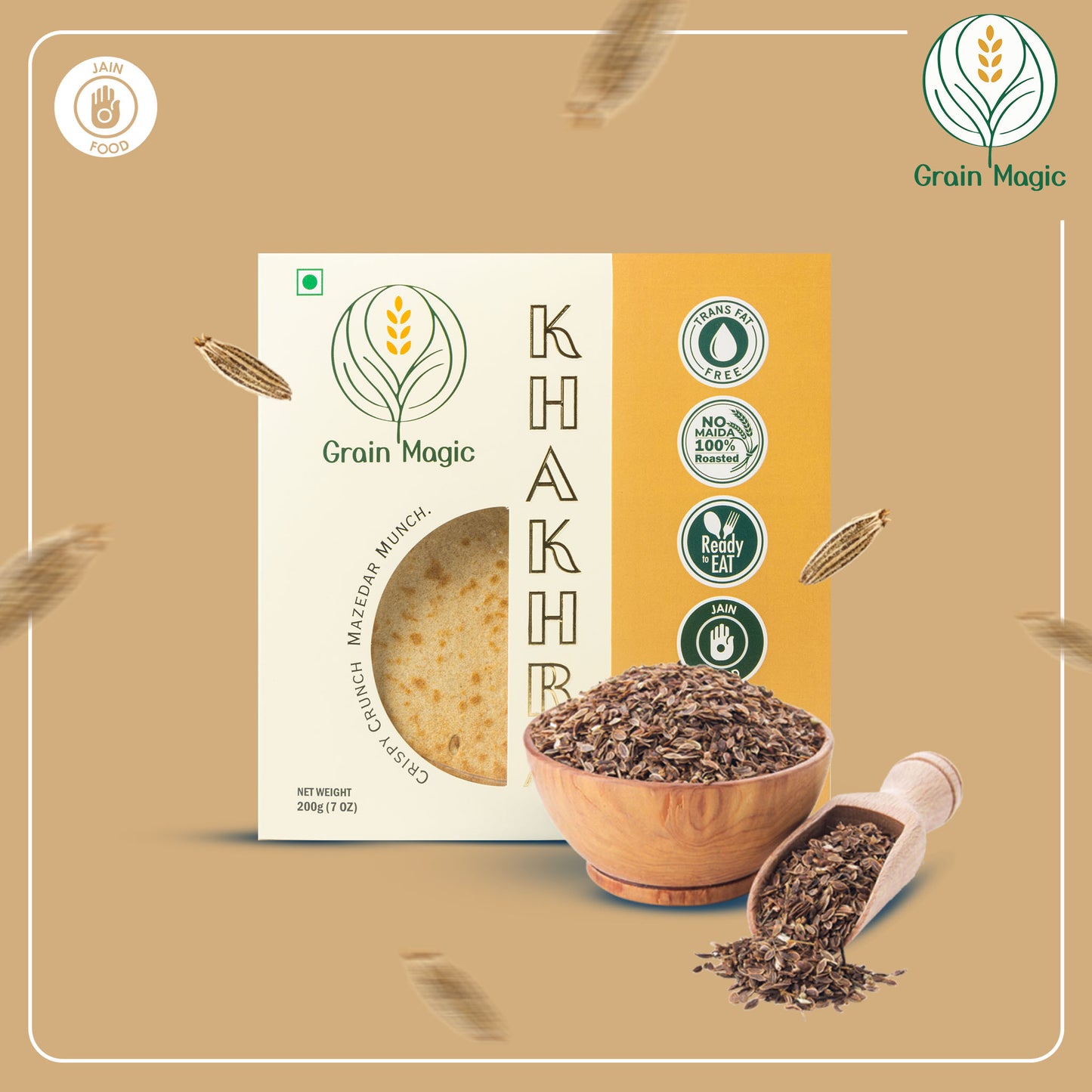 Khakhra Jeera Blend - Vacuum Packed