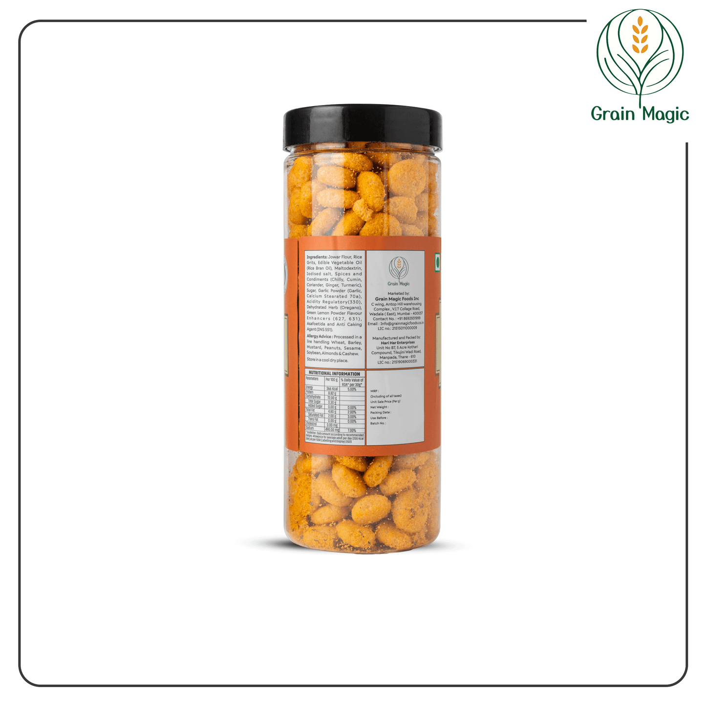 Jowar Puff Peri Peri