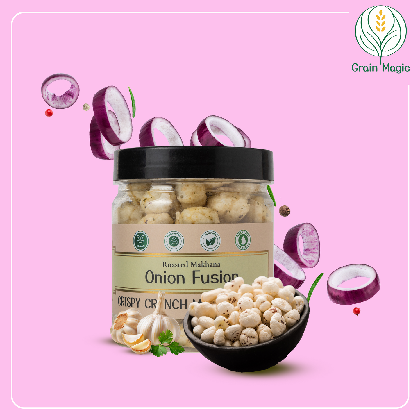 Makhana Roasted Onion Fusion