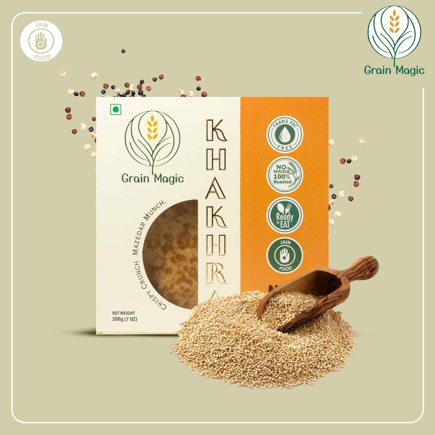 Khakhra NutriQuinoa - Vacuum Packed