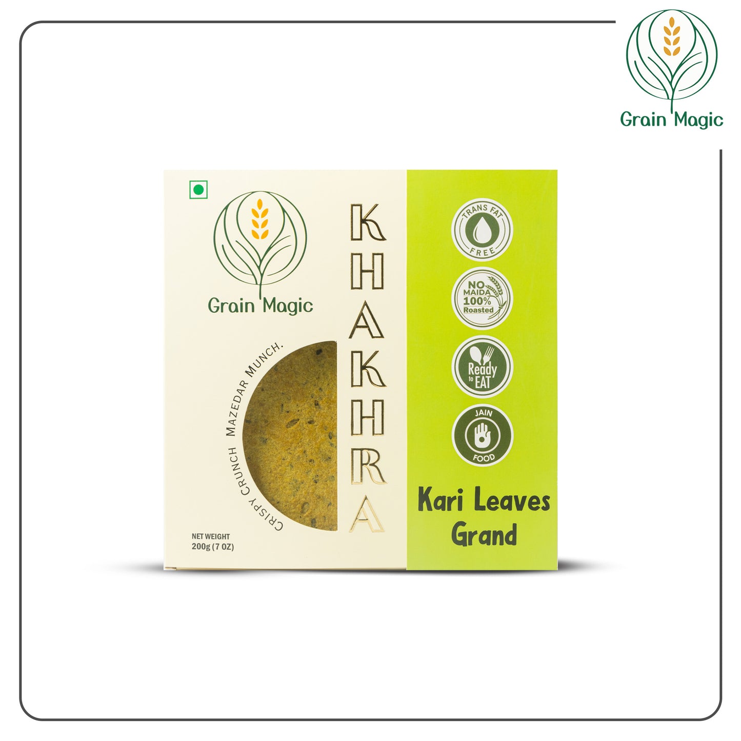 Khakhra Kari Leaves Grand - Vacuum Packed