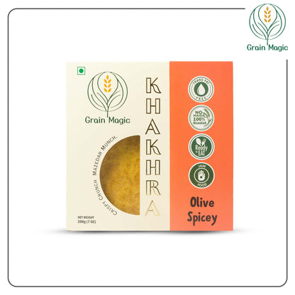 Khakhra Olive Spicy - Vacuum Packed