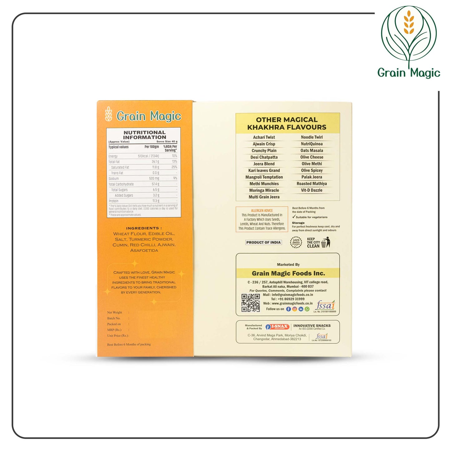 Khakhra Mangroli Temptation - Vacuum Packed