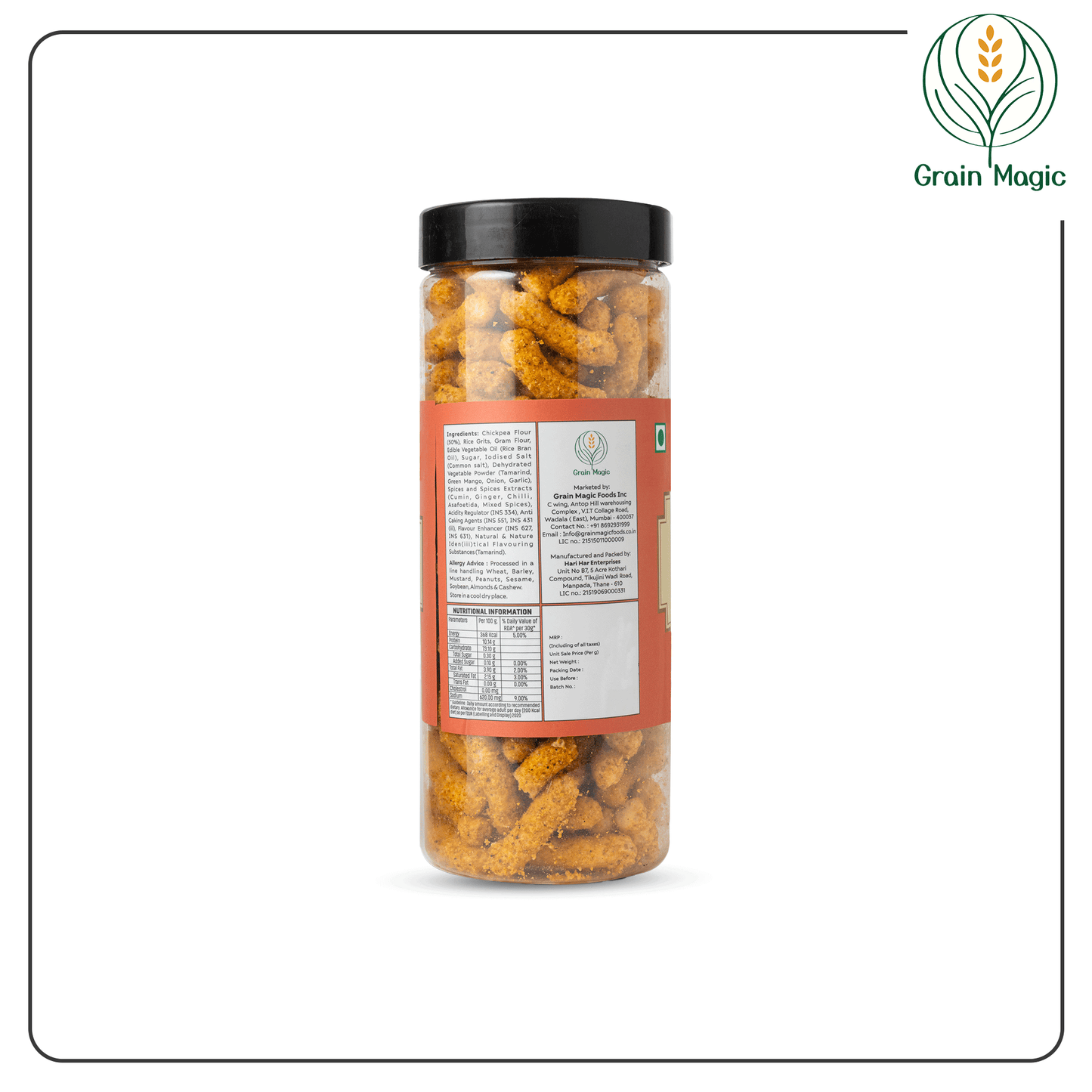 Chickpeas Puff Tangy Twist