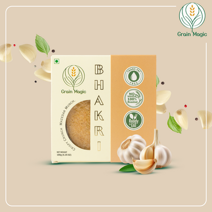 Bhakhri Garlic Roasted - Vacuum Packed