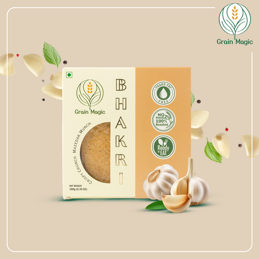 Bhakhri Garlic Roasted - Vacuum Packed